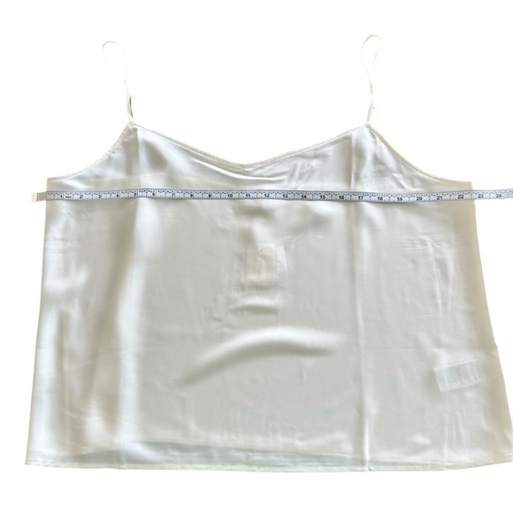 NEW J. CREW Factory Cream Shiny Camisole Shell Cami Size XXL - Picture 6 of 7